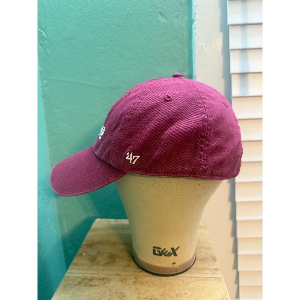 TRUMP America Hat Baseball Cap Embroidered 47 Brand Red Maroon
